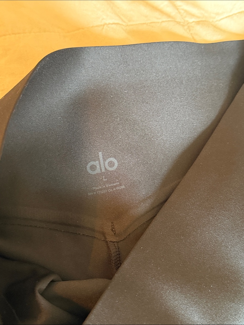 ALO airlift high waist sleek Black Performance Leggings size Large - Picture 5 of 8